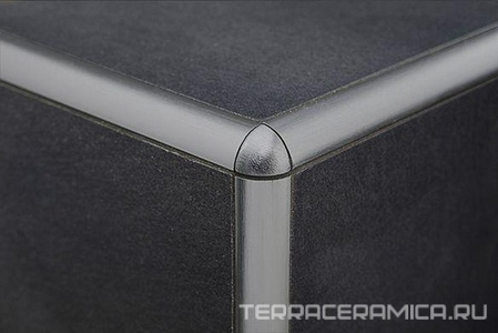TIES/10 Внешний угол satin stainless steel для n006231