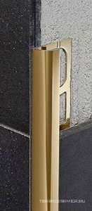 RB/10 Наружный алюминевый профиль bright polished aluminium gold 1x270