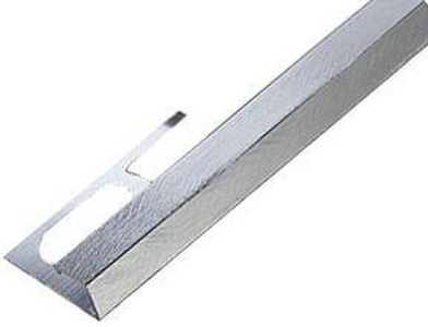 ZQAGN/125 Профиль в форме прямого угла silver scratched polished aluminium |1,25x270