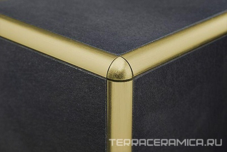 TAS/10 Внешний угол для  satin polished gold для n006209
