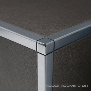 ZQFN/100/EI Наружный /внутренный угол smoked satin polished aluminium для n006645