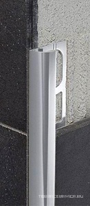 RB/10 Наружный алюминевый профиль bright polished aluminium silver 1x270