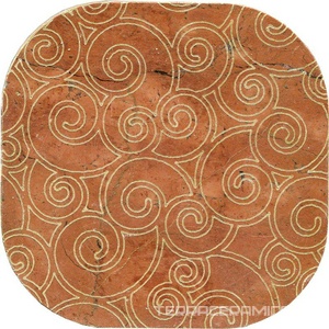 Тозетка Rojo Alicante Primera Marbl Tile № -7 золото (n048413) |10х10