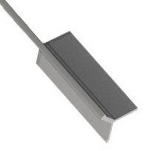 Профиль для тонкого керамогранита/керлита/laminam  Polished Chrome 0.45x270 |3x270