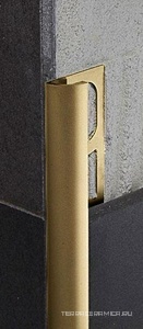 RA/10 Наружный алюминевый профиль anodised gold 1x270