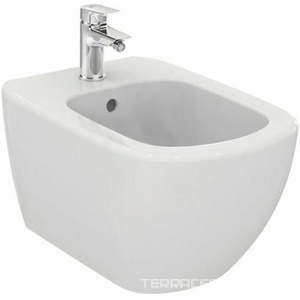 Биде подвесное 360х530мм, крепёж в компл., (цв.белый матовый), Tesi ZZ