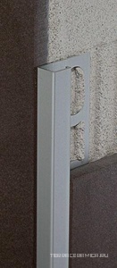 ZQAN/100 Профиль в форме прямого угла anodised aluminium silver 1x270