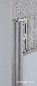 RTM/10 Наружный алюминевый профиль titanium satin polished 1x270