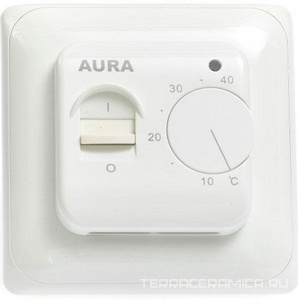 АКЦИЯ Терморегулятор Aura LTC 130 белый В ПОДАРОК