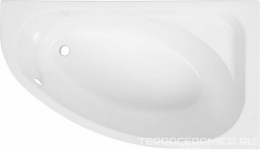 Акриловая ванна Mia 140x80x32 см R с каркасом ZZ