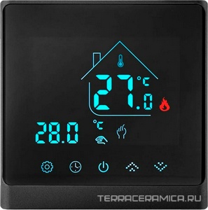 Терморегулятор прогр. с wi-fi TP-440 графит