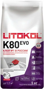 Клеевая смесь LitoFlex K80 5 кг.
