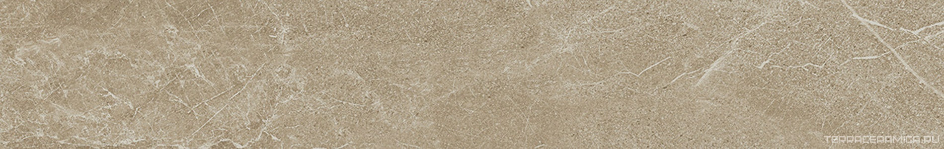 Плинтус Эстерель бежевый матовый обрезной 60x9,5x0,9