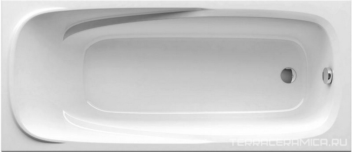 Ванна акриловая прямоугольная VANDA II 170x70 белая