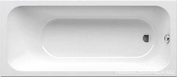 Ванна акриловая прямоугольная CHROME 170х75