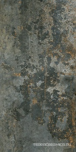 Rusty Metal Coal Luxglass 60x120 Rec.