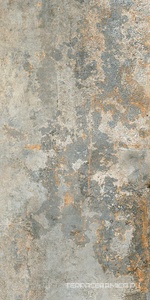 Rusty Metal Silver Luxglass 60x120 Rec.