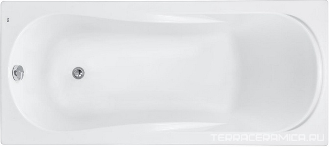 Акриловая ванна UNO 160х75x50,5 см прямоугольная (БЕЗ монтажного комплекта и панели) ZZ