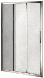 Душевое ограждение раздвижное Orion WTW-100-G-СH, стекло Грейп. профиль хром XX