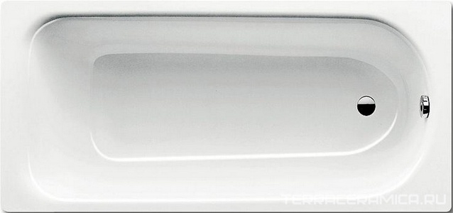 Стальная ванна Saniform Plus Мод.373-1 170х75, без ножек, слива-перелива ZZ