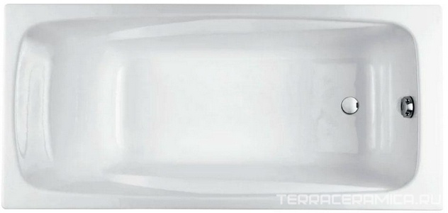 Ванна чугунная Repos 170х80 без ножек, БЕЗ отверстий для ручек (ручки не предусмотрены) ZZ