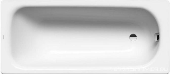 Ванна стальная "SANIFORM PLUS" 180х80 мод.375-1, с частичным anti-slip покрытием, цвет белый, без комплекта ножек ном.87090 ZZ