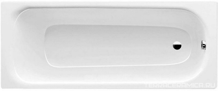 Ванна стальная 140х70 см, alpine white, без ножек, цв. белый, ZZ