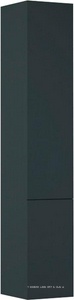 Шкаф-пенал подвесной, правый, Gem M90CHR0306GM, 30 см, графит матовый ZZ