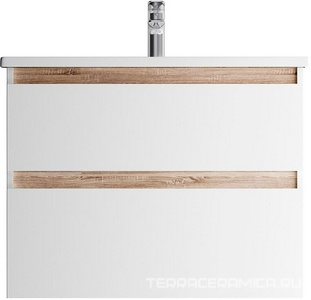 Тумба подвесная 80 см, без раковины X-Joy,  цв. белый глянец