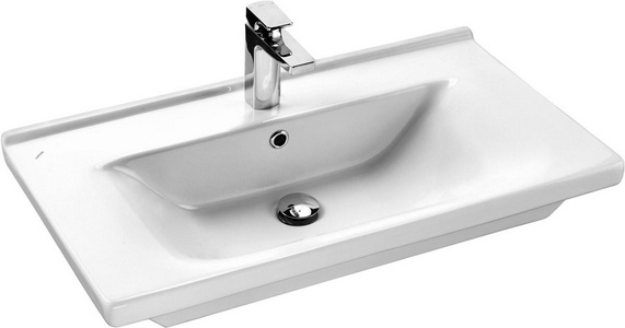 Раковина Миранда 80 для мебели Aquaton, 80,5x45,5 см, 1WH302251, фарфор, цв. белый