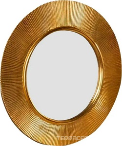 Зеркало SHINE, d-82 см, БЕЗ подсветки, цв.золото ZZ