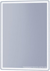 Зеркало Tiny-60 см, с LED-подсветкой, цв.белый KL