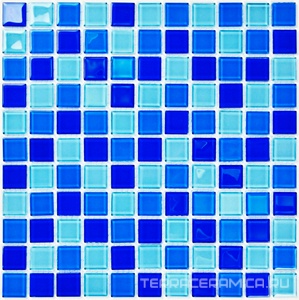 Blue wave-2   (25x25x4) ZZ 30x30