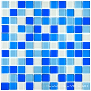 Blue wave-3   (25x25x4)  ZZ 30x30
