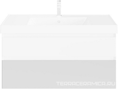 Фасад для нижнего ящика для тумбы CUB.100.2\WHT.M (ЗАП,ЧАСТЬ) ZZ
