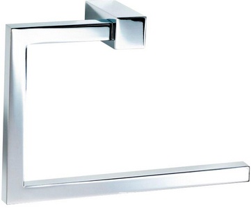 Полотенцедержатель полукольцо 13,8x20,3x6см, (цв.хром), Corner ZZ
