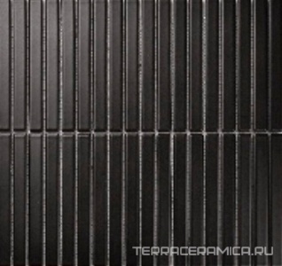 Mosaic 1.5х14.5 Y15F808 Черный матовый 29.4х31.3