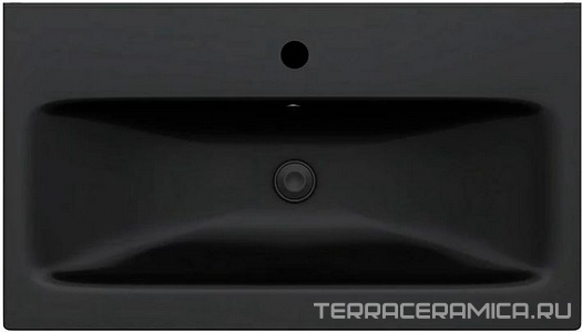 Раковина мебельная 75 AM.PM Gem M90WCC0752BM черная ZZ