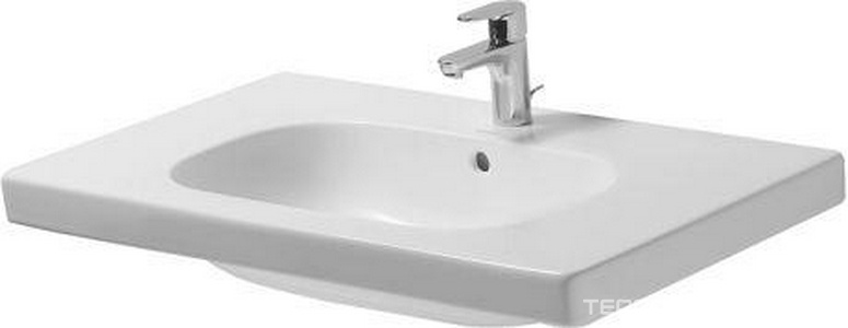 Раковина 850х480, 1 отв. для смесит., с переливом, D-Code ZZ