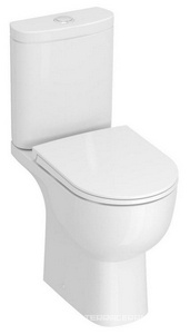 Чаша унитаза напольная, БЕЗ бачка и крышки-сиденья (BG.Pro.seat.01\WHT), крепеж в комплекте, цв.белый
