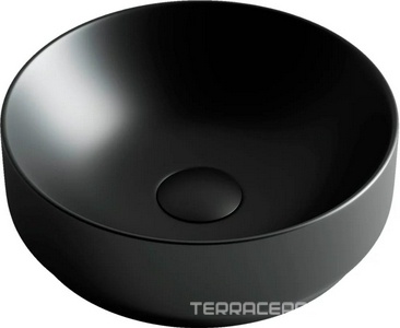 Раковина-чаша Ceramica Nova Element CN6007, БЕЗ отверстия под смеситель, БЕЗ донного клапана, цв. черный матовый, ZZ