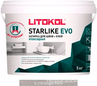 Затирка Starlike EVO GRIGIO PERLA S.110  5 кг. ZZ