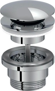 Донный клапан Click-Clack для раковины Jacob Delafon E30536-CP, хром глянец,  ZZ