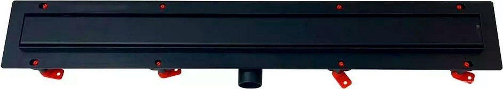 Водоотводящий желоб 950 мм Floor Black, с решеткой, цв.черный ZZ