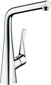 Смеситель для кухни, 320, 1jet, (цв.хром), Metris M71 ZZ