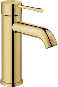 Смеситель для раковины ESSENCE NEW однорычажный, низкий излив, цв. золото, ZZ