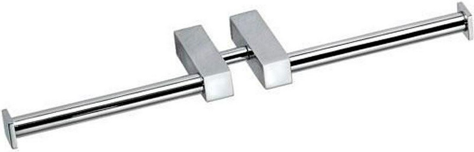 Держатель для туалетной бумаги двойной (хром), Metric ZZ