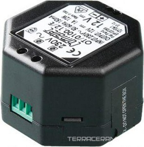 Трансформатор 230/12V, для подключения 1 панели смыва для унитаза или до 5-ти панелей смыва для писсуаров), TECE ZZ