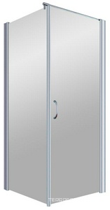 Душевое ограждение EP-Fis, 100*90*1900 мм, правая, профиль хром матовый., стекло прозрачное, БЕЗ поддона ZZ
