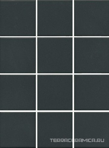 Агуста черный натуральный( из12 частей 9,8х9,8) 29.8x39.8